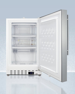 Accucold ADA305AFSSHVLHD 20" Wide Built-In Healthcare All-Freezer 2.47 cu.ft.-2