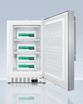 Accucold ADA305AFSSHVLHD 20" Wide Built-In Healthcare All-Freezer 2.47 cu.ft.-4