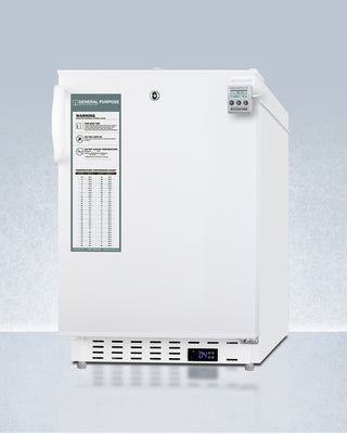 Accucold ADA404REFCAL 20" Wide Built-In Healthcare All-Refrigerator 3.32 cu.ft.-1