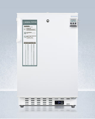 Accucold ADA404REFCAL 20" Wide Built-In Healthcare All-Refrigerator 3.32 cu.ft.