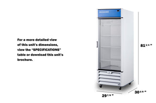 Accucold AFG26MLRH 30" Wide Healthcare Freezer 21.34 cu.ft.-1