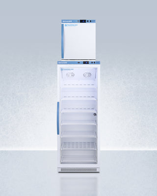 Accucold ARG12PV-AFZ1PVSTACK 24" Wide All Refrigerator/Freezer Combination 13.4 cu.ft.