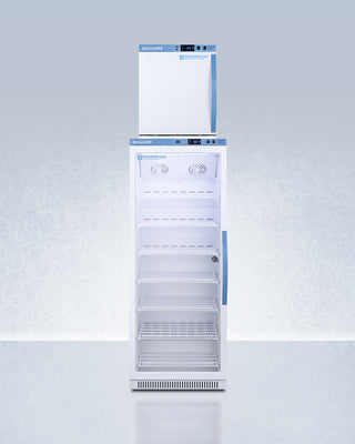 Accucold ARG12PV-AFZ1PVSTACKLHD 24" Wide All Refrigerator/Freezer Combination 13.4 cu.ft.