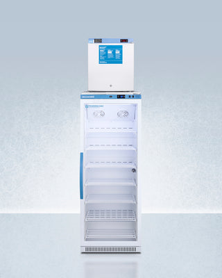 Accucold ARG12PV-FS24LSTACKMED2 24" Wide All-Refrigerator/Freezer Combination 13.4 cu.ft.