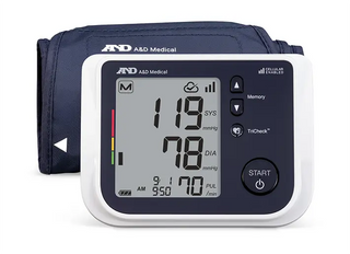 A&D Medical UA-1020CEL Cellular Blood Pressure Monitor w/ Wide Range Cuff