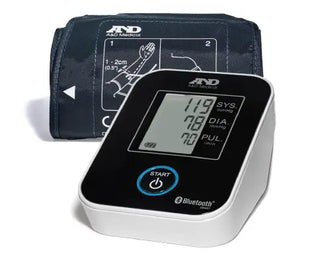 A&D Medical UA-651BLE-TM Wireless Blood Pressure Monitor BLE w/ Wide Range Cuff for Telehealth, 8.6" - 16.5"