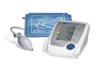 A&D Medical UA-705V/VL Manual Inflate Blood Pressure Monitor w/ Medium or Large Cuff 