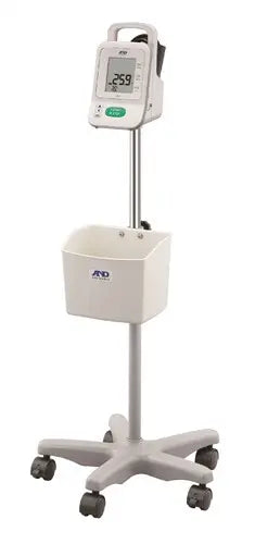 A&D Medical UM-211-ST Rolling Stand w/ Basket (15" Dia. Base)