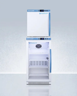 Accucold ARG31PVBIADA-AFZ1PVSTACKLHD 20" Wide Performance Series All-Refrigerator/Freezer Combination
