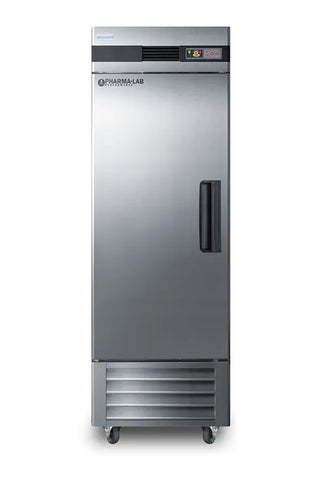 Accucold AFS23MLLH 23 Cu.Ft. Upright Pharmacy Freezer, Frost-Free, Stainless Steel, Left Hand Door
