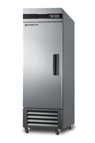 Accucold AFS23MLLH 23 Cu.Ft. Upright Pharmacy Freezer, Frost-Free, Stainless Steel, Left Hand Door