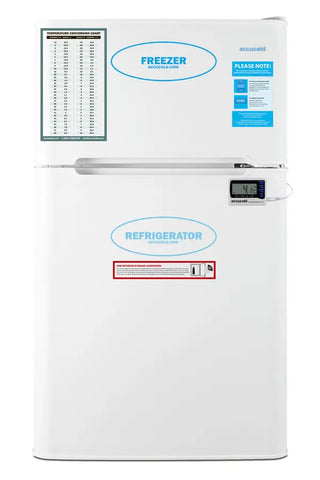 Accucold AGP34RF 19" Wide General Purpose Refrigerator-Freezer, 3.2 Cu.Ft., Digital Thermostat