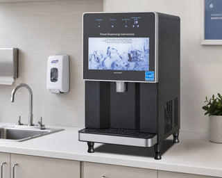 Accucold AIWD150 17.25" Wide Ice and Water Dispenser, ENERGY STAR certified, Ice Storage Capacity 9.0 lbs. 
