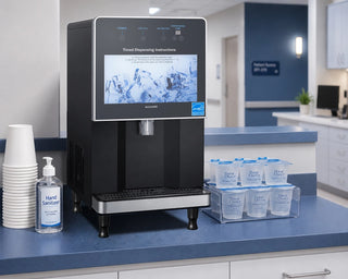 Accucold AIWD150 17.25" Wide Ice and Water Dispenser, ENERGY STAR certified, Ice Storage Capacity 9.0 lbs. 