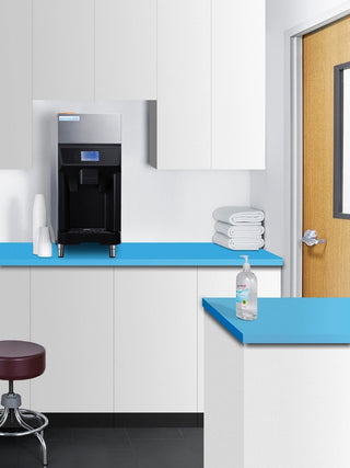 Accucold AIWD220FLTR 14`` Wide 220 lb. Ice and Water Dispenser with Filter Kit, Ice Storage Capacity 6.2 lbs