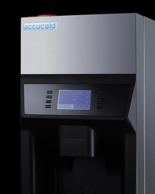 Accucold AIWD220FLTR 14`` Wide 220 lb. Ice and Water Dispenser with Filter Kit, Ice Storage Capacity 6.2 lbs