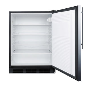 Accucold AL752BKBISSHV 24" Built-In All-Refrigerator, ADA Compliant, 5.5 cu.ft