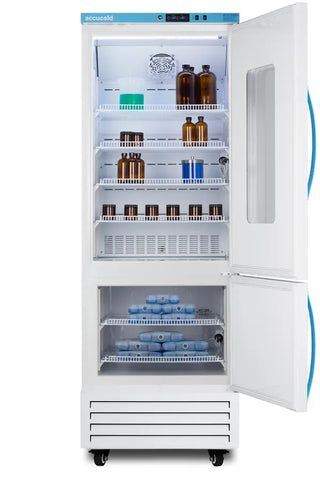 Accucold ARFG18PVDL2B 28" Wide Performance Series All-Refrigerator/All-Freezer Combination 