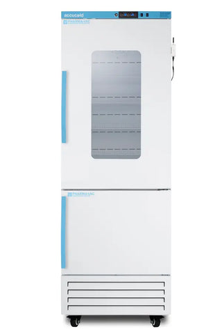 Accucold ARFG18PVDLPW 28" Wide Performance Series All-Refrigerator/All-Freezer Combination with Wireless Temperature Monitoring 