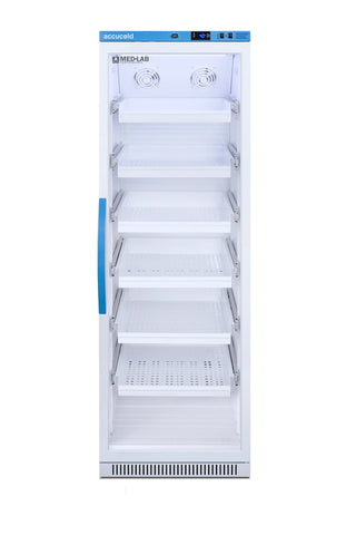 Accucold ARG15MLDR 24" Upright Laboratory Refrigerator with 6 Removable Drawers and Glass Door, 15 Cu. Ft.