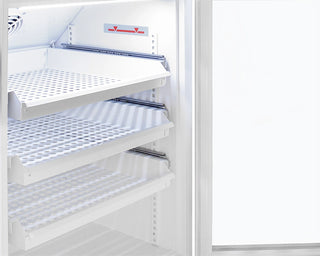 Accucold ARG15MLDR 24" Upright Laboratory Refrigerator with 6 Removable Drawers and Glass Door, 15 Cu. Ft.