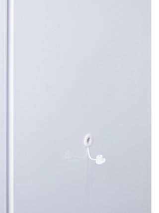 Accucold ARG15MLLOCKER 24" Upright Laboratory Refrigerator with 8 Interior Lockers and Glass Door, 15 Cu. Ft.