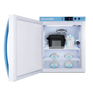 Accucold ARS2MLMCLHD 1.9 Cu.Ft. Countertop MOMCUBE Breast Milk Refrigerator, Left-Hand Door Swing