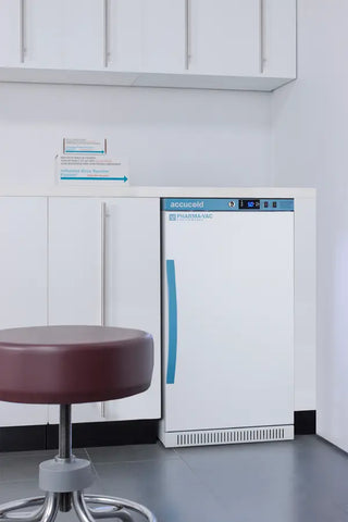 Accucold ARS32PVBIADADL2B 2.83 Cu.Ft. ADA Height Vaccine Refrigerator with NIST Calibrated Data Logger (DL2B)