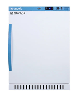 Accucold ARS6ML 24" ADA Height Laboratory Refrigerator with Antimicrobial Handle, 6 Cu. Ft.