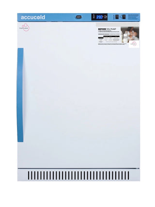 Accucold ARS6MLMC 24" MOMCUBE Breast Milk Refrigerator with Antimicrobial Handle, 6 Cu. Ft.