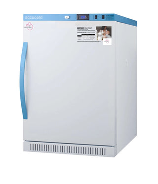 Accucold ARS6MLMC 24" MOMCUBE Breast Milk Refrigerator with Antimicrobial Handle, 6 Cu. Ft.