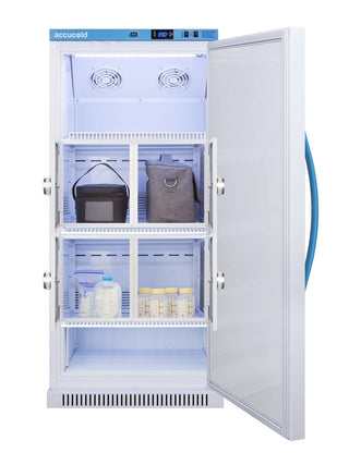 Accucold ARS8MLMCLK 24" MOMCUBE Breast Milk Refrigerator with Lockers, 8 Cu. Ft.