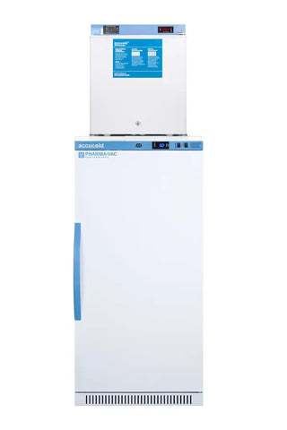 Accucold ARS8PV-FS24LSTACKMED2 24" Wide All-Refrigerator/All-Freezer Combination, 9.4 Cu.Ft.