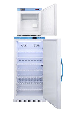 Accucold ARS8PV-FS24LSTACKMED2 24" Wide All-Refrigerator/All-Freezer Combination, 9.4 Cu.Ft.