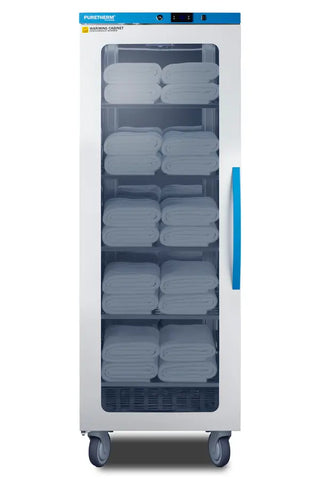 Accucold AWC12PBLHD 24" Wide Performance Series Blanket Warmer with Glass Door and Left Hand Door Swing