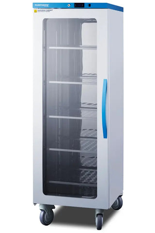 Accucold AWC12PBLHD 24" Wide Performance Series Blanket Warmer with Glass Door and Left Hand Door Swing