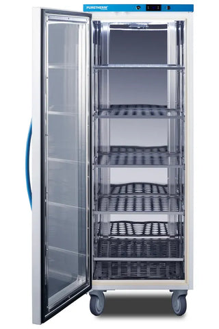 Accucold AWC12PBLHD 24" Wide Performance Series Blanket Warmer with Glass Door and Left Hand Door Swing