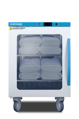 Accucold AWC6PBLHD 24" Wide Performance Series Blanket Warmer with Glass Door and Left Hand Door Swing
