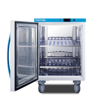 Accucold AWC6PBLHD 24" Wide Performance Series Blanket Warmer with Glass Door and Left Hand Door Swing