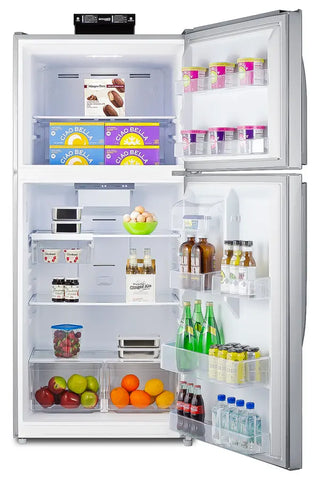 Accucold BKRF21SS 30" Wide Break Room Refrigerator-Freezer with NIST Calibrated Thermometers, 20.5 cu.ft.