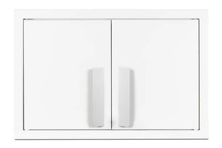Accucold CAB1812WHITE 18" Wide Wall Cabinet, White Metal French Door Storage Cabinet
