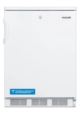 Accucold CT66LWBI 24" Wide Built-In Refrigerator-Freezer, 5.1 cu.ft., Dual Evaporator