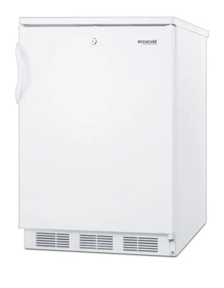 Accucold CT66LWBI 24" Wide Built-In Refrigerator-Freezer, 5.1 cu.ft., Dual Evaporator