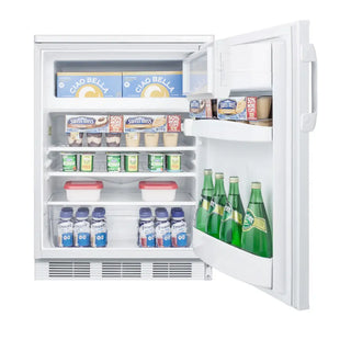 Accucold CT66LWBIADA 24" Wide Built-In Refrigerator-Freezer, ADA Compliant, 5.1 cu.ft.