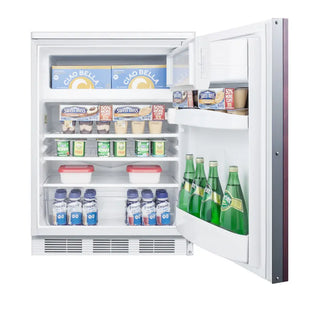 Accucold CT66LWBIIF 24" Wide Built-In Refrigerator-Freezer, 5.1 cu.ft. (Panel Not Included)