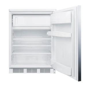 Accucold CT66LWBISSHHADA 24" Wide Built-In Refrigerator-Freezer, ADA Compliant, 5.1 cu.ft.