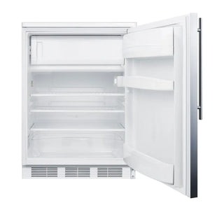 Accucold CT66LWBISSHVADA 24" Wide Built-In Refrigerator-Freezer, ADA Compliant, 5.1 cu.ft.