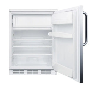 Accucold CT66LWBISSTB 24" Wide Built-In Refrigerator-Freezer, 5.1 cu.ft.