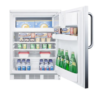 Accucold CT66LWBISSTBADA 24" Wide Built-In Refrigerator-Freezer, ADA Compliant, 5.1 cu.ft.