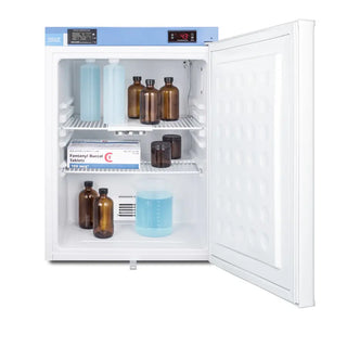 Accucold FF28LWHMED2 19" Compact All-Refrigerator MED2 Series with NIST Calibrated Thermometer, 2.4 cu.ft.